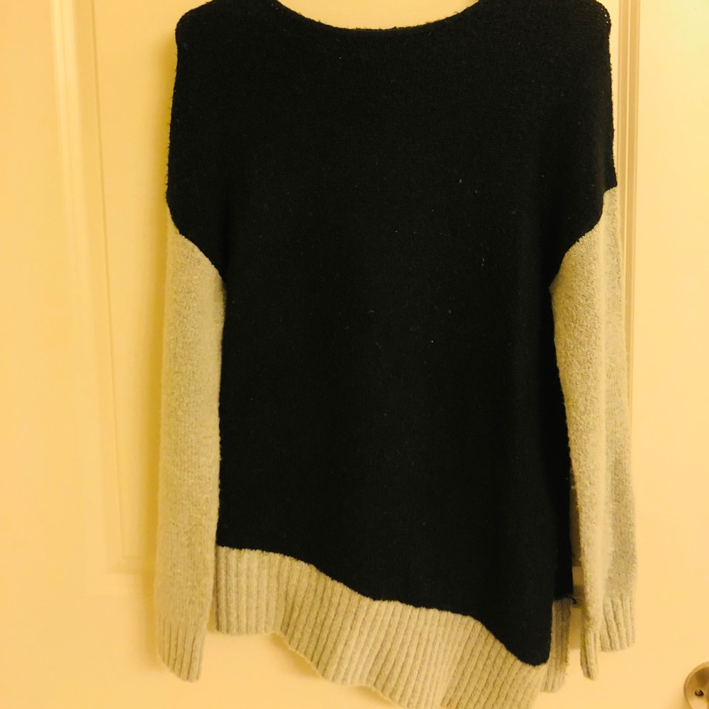 Black and grey Zara sweater